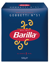 Klassische Sorten Gobbetti Verpackung Barilla