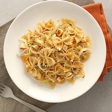 PLUS Farfalle with Fennel and Parsnips