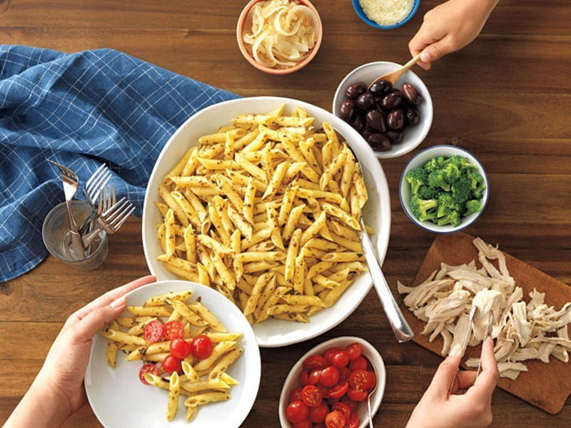 Pasta bar ideas with Penne
