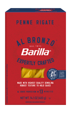 Barilla Al Bronzo Penne Pasta Packaging