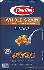barilla whole grain elbows package