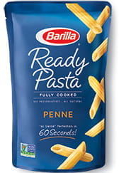 ready pasta penne package new label removed