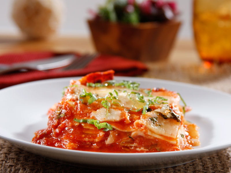 Barilla oven ready lasagna with traditional sauce