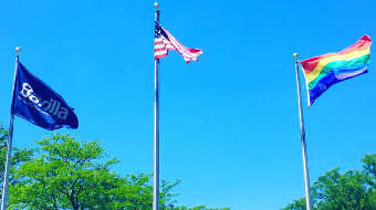 Barilla, USA and Rainbow flags
