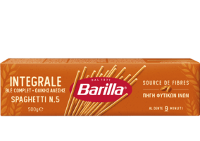 Integralna tjestenina, Integralni špageti Barilla u pakiranju. Najbolji izbor.