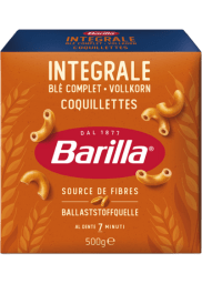 Integralna tjestenina, Integralni coquillettes Barilla u pakiranju. Najbolji izbor.